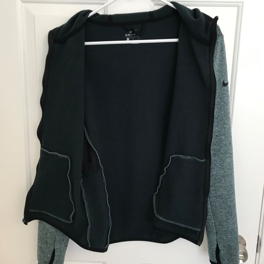 Nike Hypernatural Thermal Full-Zip Training Hoodie Size L Green - Picture 5 of 8